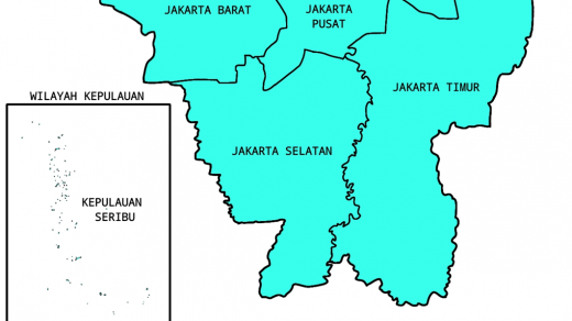Peta Administratif Jakarta